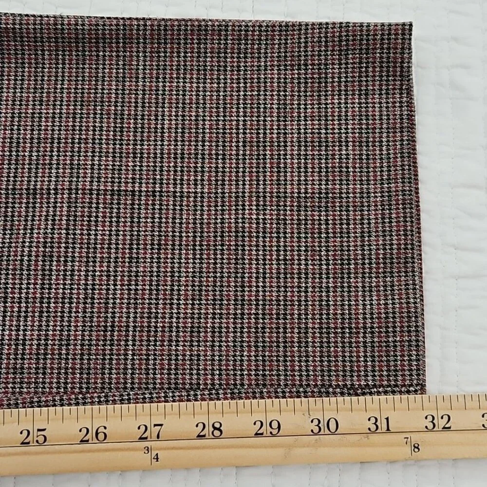 Tommy Hilfiger Performance Pants Men's 34x32 Red Black Houndstooth EUC‎ Luxury
